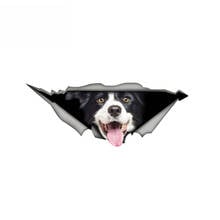 SZWL-pegatina Border Collie para coche, calcomanía divertida para mascota, perro, impermeable, reflectante, Animal, calcomanías de vinilo, decoración, 15cm * 6cm 2024 - compra barato