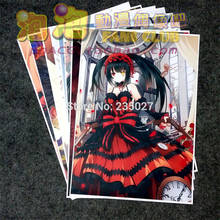 8 pcs/set Anime DATE A LIVE poster Tokisaki Kurumi Nightmare figure wall pictures for living room A3 Film posters gifts 2024 - buy cheap