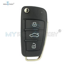 Remtekey 8P0837220D car key cover 3 button for Audi A4 Flip remote car key shell 2004 2005 2006 2007 2008 8P0 837 220 D 2024 - buy cheap