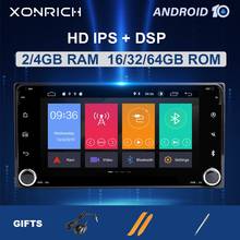 2 din Android 10 Car Radio Multimedia For Toyota Universal RAV4 COROLLA VIOS HILUX Terios Land Cruiser 100 PRADO 4RUNNER Yaris 2024 - buy cheap