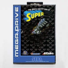 The death and Return man of Super con caja para tarjeta de videojuegos MD de 16 bits para Sega Mega Drive/Genesis 2024 - compra barato