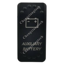 Laser Etched - AUXILIARY BATTERY - Led Backlit Rocker Switch Cap for Car Boat Truck Rv Switch Auto DIY Replacing, Cover Only 2024 - buy cheap