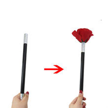 1 Set Stick To Flower Magic Tricks Magician Stage Illusion Gimmick Prop Metalism New Version Magia 2024 - buy cheap