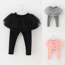 2017 Baby girl Spring Fall Winter TUTU Skirts Leggings Cotton Pants Legging Kids Girls Casual Pant Children Clothes 2024 - buy cheap