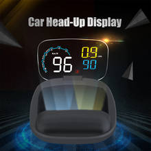 C600 Carro OBD HUD Head Up Mostrar suporte OBD2 Protocolo Auto Alarme de Excesso de Consumo de Combustível Velocímetro Digital promoção c600 2024 - compre barato