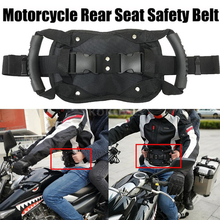 Cinturón de seguridad antideslizante para motocicleta, agarre para asiento trasero del pasajero, asa para reposabrazos, correa ajustable para Motocross, tela Oxford 2024 - compra barato