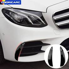 Car Front Bumper Spoiler Wind Knife Cover Trim For Mercedes Benz E Class W213 2016-2019 E43 E53 Exterior Molding Accessories 2024 - buy cheap