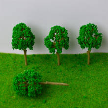 100Pcs  Architectural Model making 6.6CM Trees Model For Railroad Layout Landscape Scenery Diorama Miniatures 2024 - buy cheap