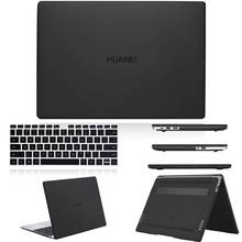 Capa de laptop + proteção de teclado, laptop matebook d14/d15/13/14/matebook x 2020/x pro 13.9/honor magicbook 14/15/pro 16.1 2024 - compre barato