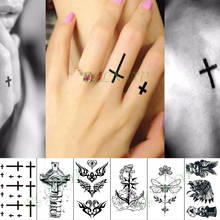 Tatuagem adesiva temporária, à prova d'água, anel de dedo, asa, mão, braço, pé, flash, para crianças, meninas, homens, mulheres 2024 - compre barato