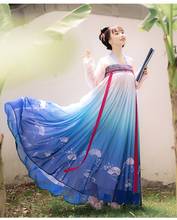 Falda de hanfu chino para mujer, traje antiguo de Hanfu, hada tradicional de la Dynasty Tang, vestido folclórico de Cosplay chino, escenario de fiesta y Festival 2024 - compra barato