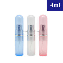 30 Uds 4ml de plástico vacío Mini portátil botella de Perfume recargable de Spray líquido envases cosméticos con atomizador para viajero 2024 - compra barato