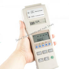 Medidor handheld 0-500ah do verificador da capacidade da bateria de taiwan tes32a TES-32A com medida rs232 da resistência de dcv 2024 - compre barato