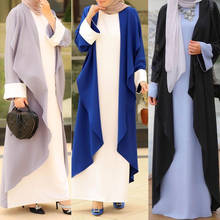Vestido de caftán Abaya turco de Dubái para mujer, ropa islámica plisada de Color liso, Eid, Ramadán, moderna, nueva moda musulmana, 2021 2024 - compra barato