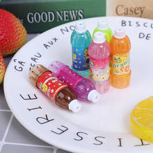 3PCS 1:12 Scale Mini Coke Fruit Juice Dollhouse Miniature Beverage Bottle Soda Drink Pretend Play Food Toy Kitchen Accessories 2024 - buy cheap