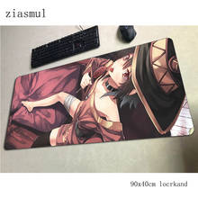 megumin pad mouse thick computer gamer mouse pad 900x400x3mm padmouse big anime mousepad ergonomic gadget office desk mats 2024 - buy cheap