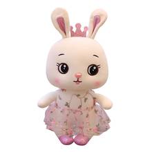 1pc Cute Rabbit with Lace Skirt Plush Toys Soft Stuffed Dolls Lovely Animal Sleeping Pillows for Kids Baby Girls Gifts e-packet 2024 - buy cheap