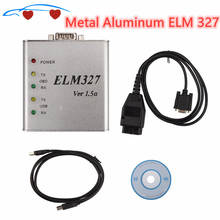 ELM327-escáner de diagnóstico automático de coche, accesorio de aluminio y Metal ELM 327, carcasa de Metal Elm 327 USB V1.5/V1.5a, compatible con todos los protocolos OBD2 OBDII 2024 - compra barato