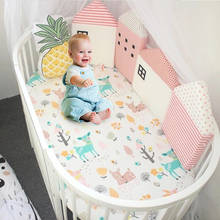 4Pcs/Lot Baby Bed Bumper Baby Bed Fence Newborn Cot Around Pillows Bumpers In The Crib Combination House  Comfortable Protect 2024 - buy cheap