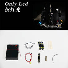 Apenas kit de iluminação led para piratas do caribe black pearl 4184 (para não incluir o modelo) 2024 - compre barato