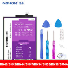 NOHON BN40 BN42 BN44 BN47 BN34 BN35 BN30 BM4A Battery For Xiaomi Redmi 4 6 Pro 4Pro 5 Plus 5Plus 4A 5A Phone Replacement Bateria 2024 - buy cheap
