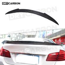 Carbon Fiber Rear Spoiler For BMW 5 series F10 F18 520i 528i 530i 535i 550i 2010-2018 FRP Boot Trunk Trim Wings Car Styling 2024 - buy cheap