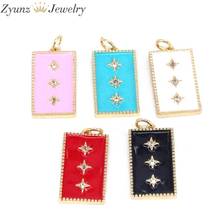 5PCS, Trendy Crystal Cute Star Tag Charms Pendant For Jewelry Making Bijoux Femme for Necklace&Bracelets Jewelry Making Supplies 2024 - buy cheap