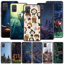 Hogwarts Case For Samsung Galaxy A51 A71 M31 A41 A31 A11 A01 M51 M21 M11 M40 Black Soft Phone Cover Fundas 2024 - buy cheap