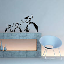 Wall Stickers Peculiar Vinyl Decal Lemurs Catta For Kids Boys Room  Bedroom Living Room Decoration Animal 2024 - buy cheap