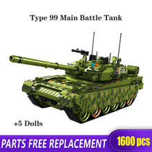 Technic военная модель WW2 Тип 99 главный боевой танк строительные блоки игрушки Кирпичи с фигурой детские подарки на день рождения 2024 - купить недорого