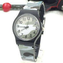 Камуфляжные детские часы, кварцевые наручные часы для девочек и мальчиков, женские спортивные часы с браслетом, модные часы 2024 - купить недорого