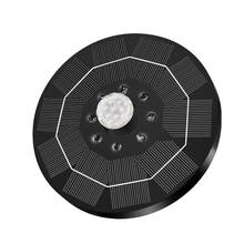 3.0W Solar Power Garden Rockery Pool Floatings Fountain LED Light Landscape Fountain Brushless Submersible Pump Lights Colors 2024 - buy cheap