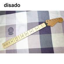 disado 22 Frets maple Electric Guitar Neck maple fretboard inlay dots wood color guitar parts accessories can be customized 2024 - buy cheap