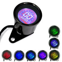 Universal 12V Durable Long Lifespan Fashion Motorcycle Speedometer Backlight LCD Digital Tachometer Odometer Colorful#290589 2024 - buy cheap