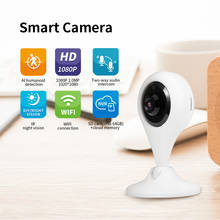 Cámara inteligente Wifi HD 1080P, dispositivo de vigilancia, Monitor de red inalámbrico, gran angular, visión nocturna, bidireccional 2024 - compra barato