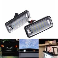 Lâmpada de luz de número da licença, 2 peças, 18led, toyota forester, impreza, legacy, brz, wrx, xv, trilha, ft86, scion, gt86 2024 - compre barato