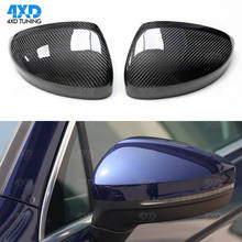 For Volkswagen VW Tiguan 2019 Carbon Fiber Mirror Cover Side Rear View Mirror Cover Replacement Style factory Outlet 2024 - buy cheap
