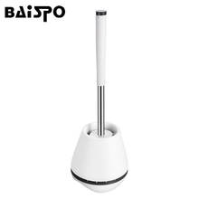 BAISPO TPR Silicone Toilet Brush Floor-standing Cleaning Brush For Toilet Household Cleaning Tool With Base Bathroom Accessories 2024 - buy cheap