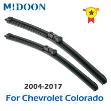 Щетки стеклоочистителя MIDOON для Chevrolet Колорадо, 22 дюйма и 19 дюймов, подходят для крючков/нажимных кнопок 2004 - 2017 2024 - купить недорого