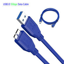 High Speed USB 3.0 A Male AM to Micro B USB 3.0 Micro B Male USB3.0 Cable 0.3m 0.5m 1m 1.5m 1.8m 3m 2024 - купить недорого