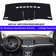 Cubierta de salpicadero interior de coche, Protector de alfombra para Volkswagen, VW, Sharan, Seat, Alhambra, 2012-2020, 2021, 2019, 2018 2024 - compra barato