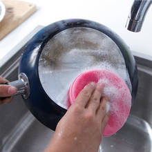 Горячая Волшебная силиконовая миска для посуды многофункциональная Чистящая Щетка Очищающая подставка для горшка кастрюля для мытья щетки кухонный очиститель инструмент для мытья 2024 - купить недорого