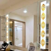 10 шт. Self-клейкие плитки 3D зеркальные настенные наклейки на стены дома Декор плакат 2024 - купить недорого