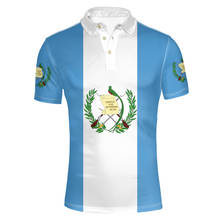 Camisa masculina guatemala, faça você mesmo, nome personalizado, camisa polo gtm, bandeira da nação, guatemalan, espanhol, roupas fotográficas 2024 - compre barato