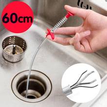 Drain Snake Drain Cleaner Sticks Clog Remover Cleaning Tools 60cm Spring Pipe Dredging Tools Household for Kitchen Sink Supplies 2024 - buy cheap