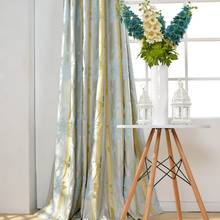 Modern Simple High-precision Lotus Jacquard Curtains Light Luxury New Chinese Style for Living Room Bedroom Curtains Custom 2024 - buy cheap