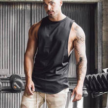 Bodybuilding Tank Tops Men Clothing Anime Summer Tops Muscle Vest Fitness Sleeveless Shirt Sports singlets 2024 - buy cheap