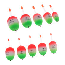 5pcs Luminous Floating Float Lighting EVA Foam Fishing Floats Green + Red  EVA Foam Fishing Floats for Fishing 2024 - купить недорого