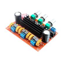 New Amplifier Board TPA3116D2 50Wx2+100W 2.1 Channel Digital Subwoofer Power 12~24V 2024 - buy cheap