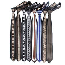 Gravatas padronizadas para homens, moda vintage de cliente, gravatas para homens adultos, xadrez e de casamento, venda quente, 2019 2024 - compre barato